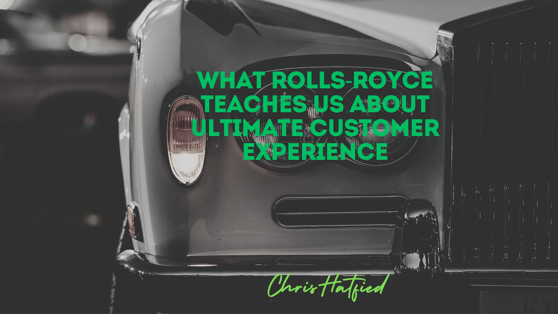 rolls royce and customer experience
